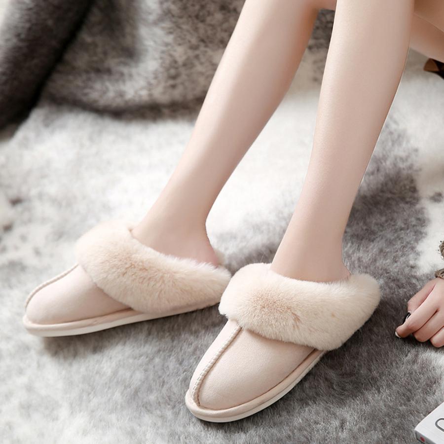 スリッパ ムートン冬 もこもこ サンダル  