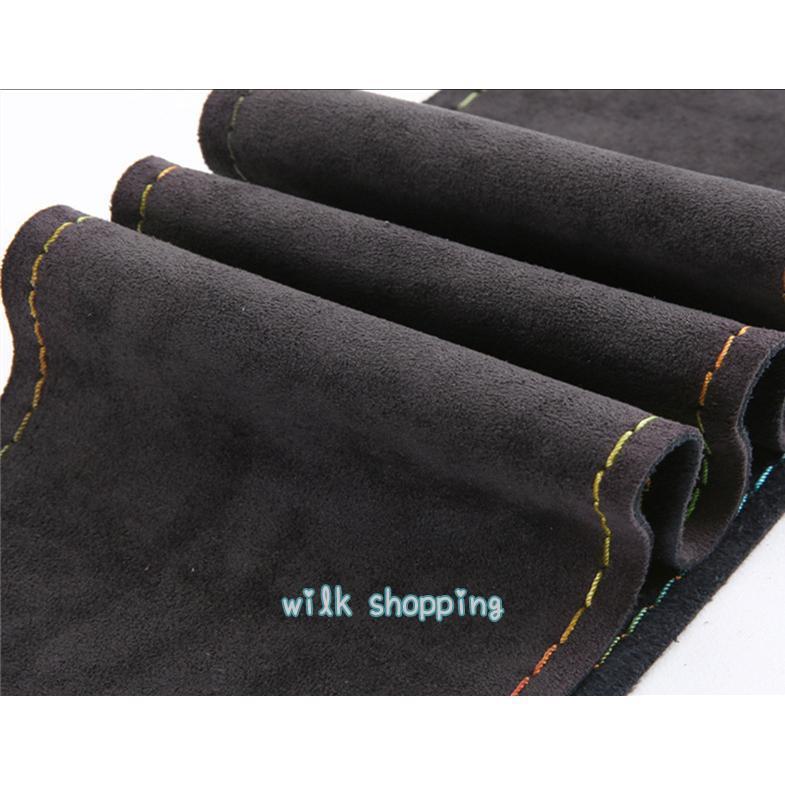 ハンドルカバー ステアリングカバー 手縫い 編み込み アルカンターラ レザー 乗用車 握りやすい おしゃれ 自動車用 軽自動車 簡単装着 撥水 内装用品 