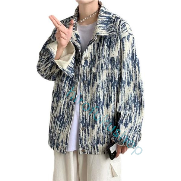 デニムジャケット メンズ Gジャン ジージャン ジャンパー ウォッシュ ストリート オールシーズン 上品 ゆったり カジュアル おしゃれ アウター 