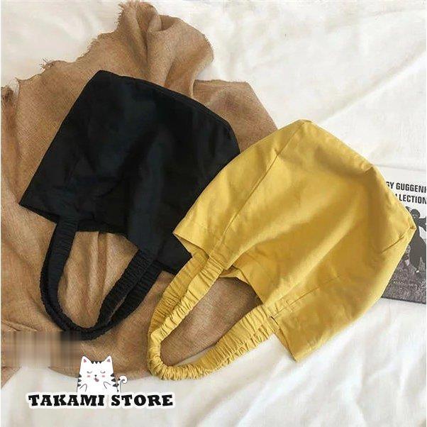 エコバッグ トートバッグ レディース 手提げバッグ ゴムショルダーベルト 折りたたみ キャン無地 軽量 大容量 ショッピングバッグ 買い物バッグ 