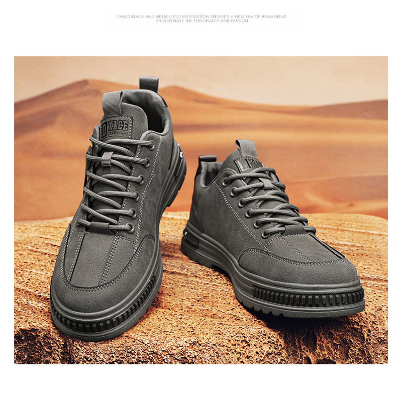 安全靴 セーフティーワークブーツ 作業靴 鋼先芯 メンズ つま先保護 通気 ローカット レザーブーツ 滑りにくい 耐滑 ウォーキング 