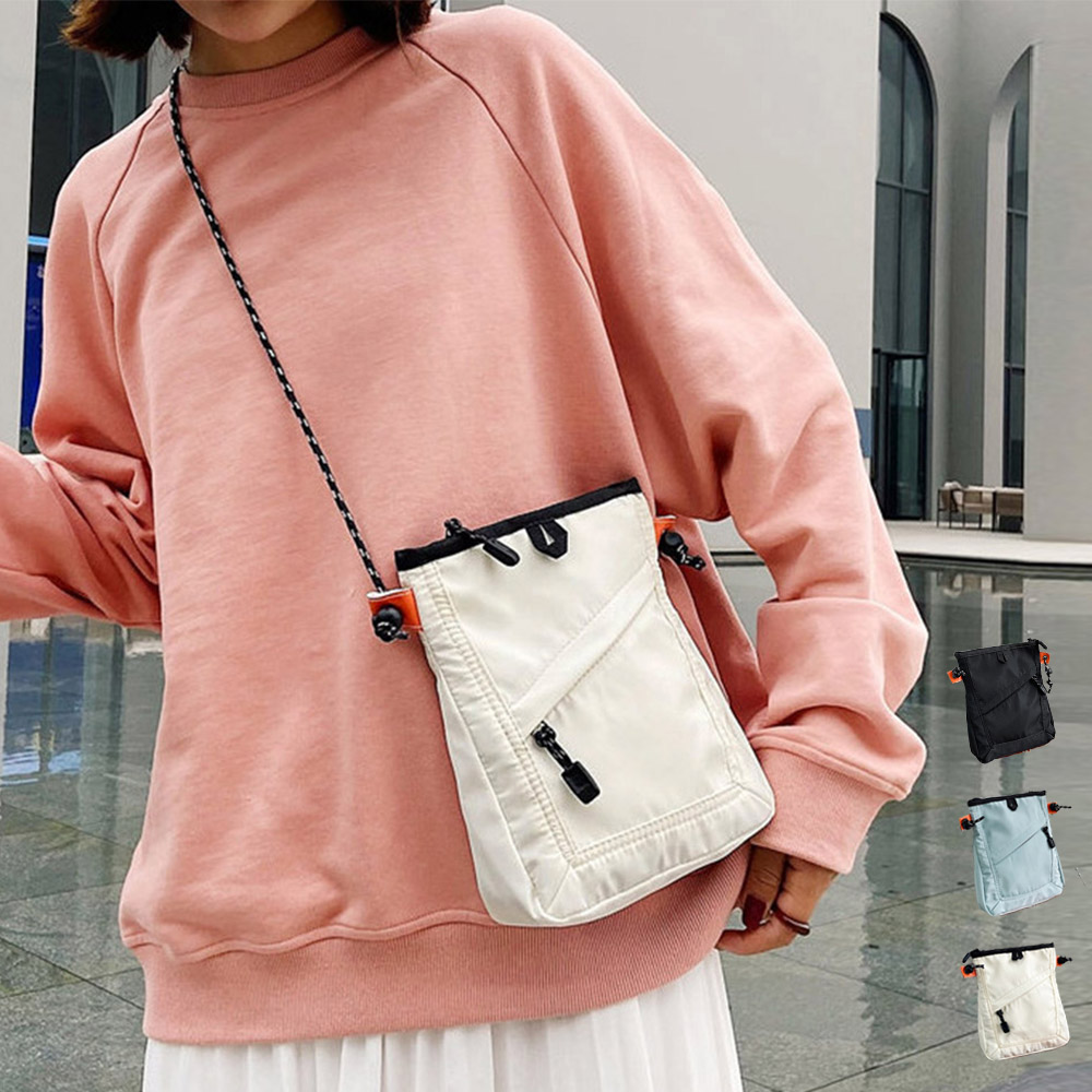 ミニショルダーバッグ軽量ナイロンバッグ 。可  