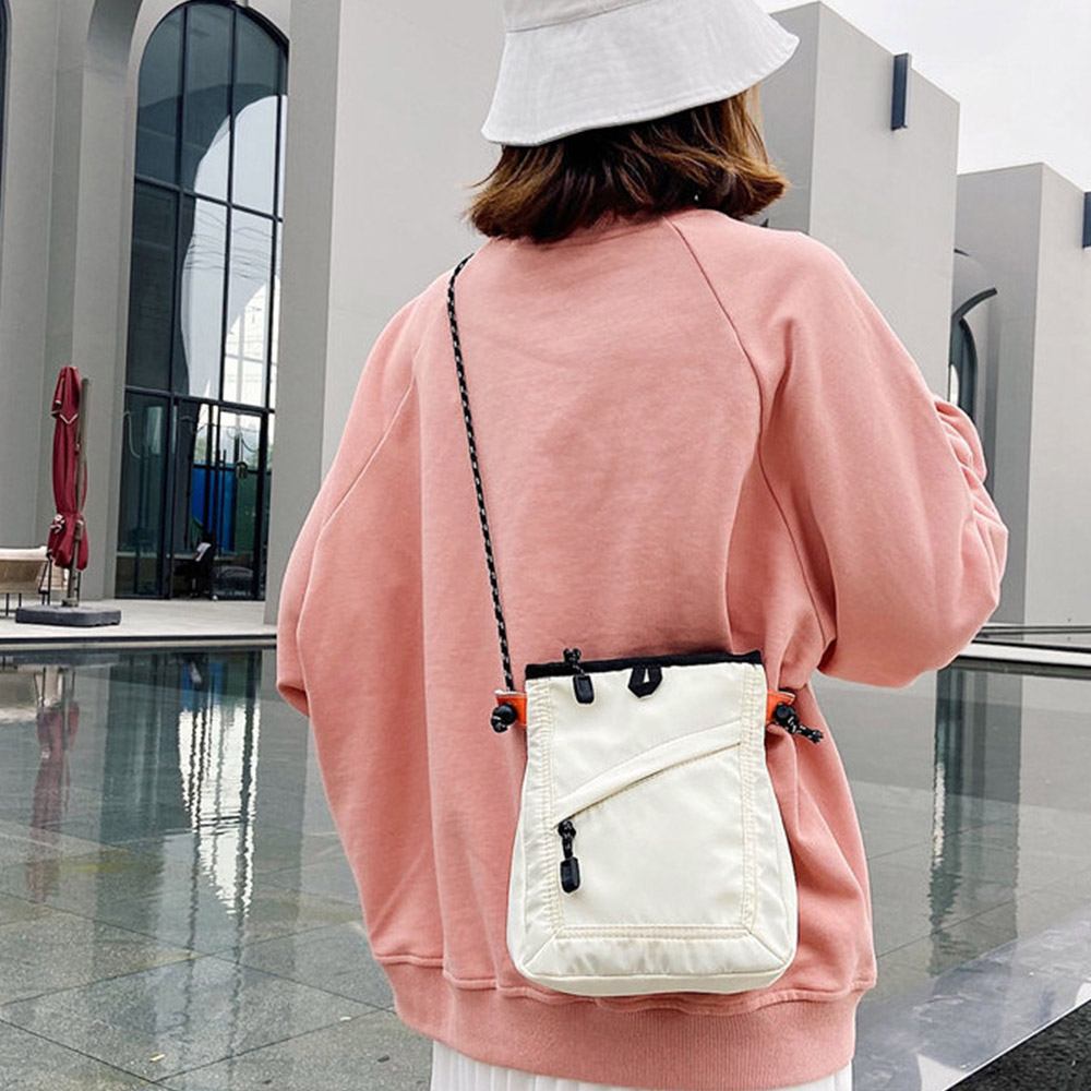 ミニショルダーバッグ軽量ナイロンバッグ 。可  