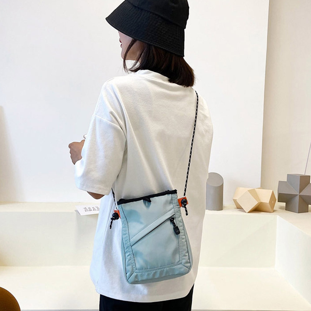 ミニショルダーバッグ軽量ナイロンバッグ 。可  