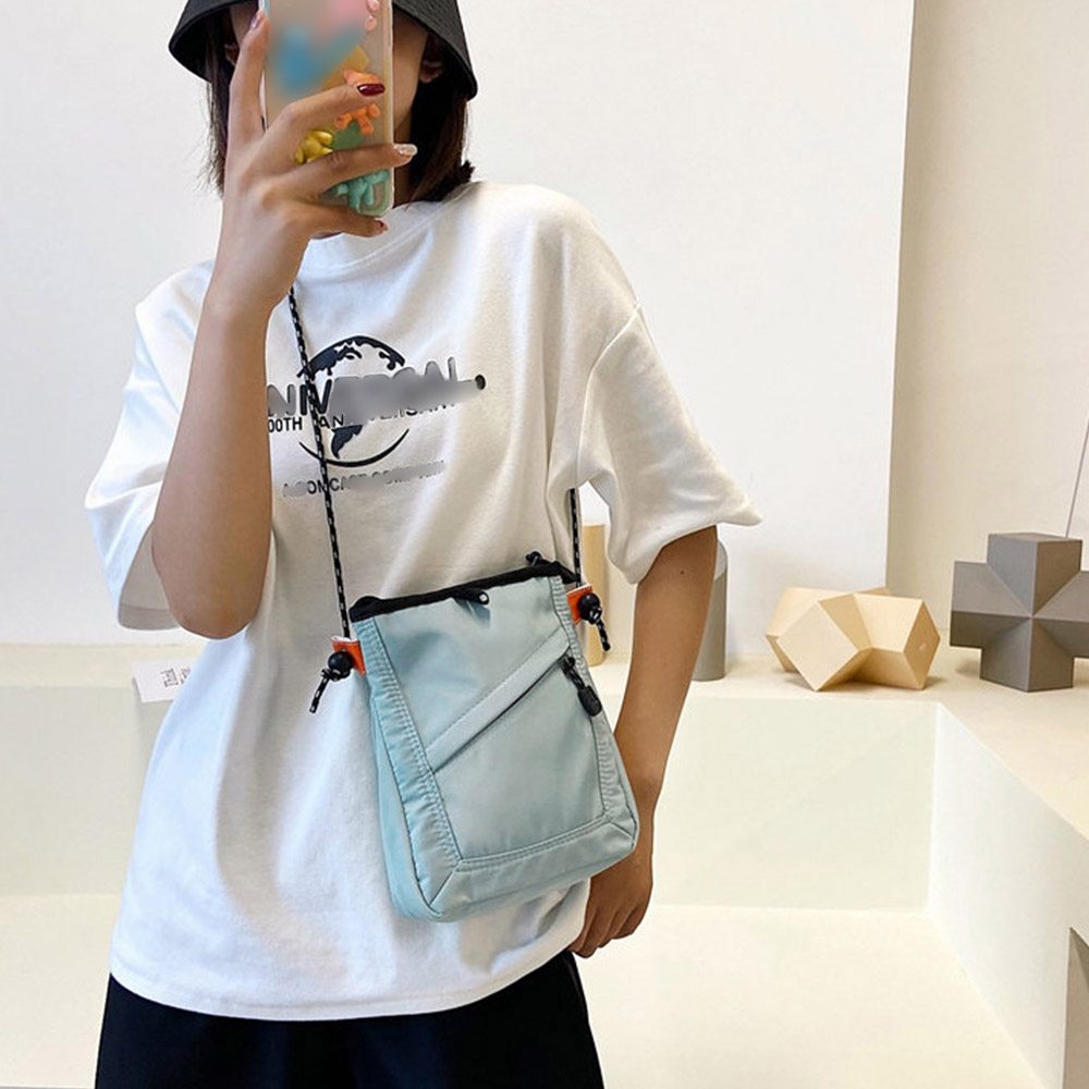 ミニショルダーバッグ軽量ナイロンバッグ 。可  