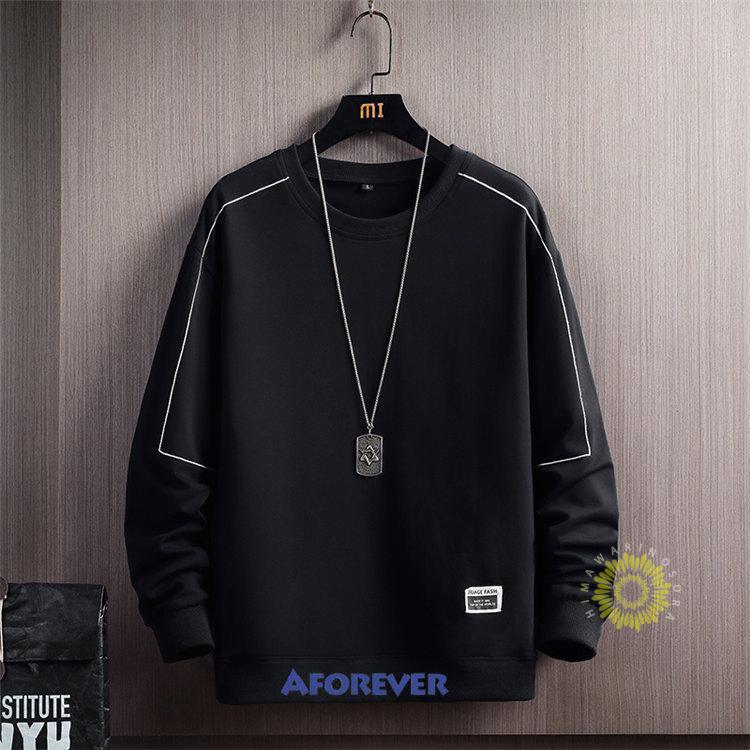 無地トレーナー メンズ 長袖 おしゃれ トレーナー スウェットシャツ スポーツ 40代 30代 秋服 カジュアル トップス 秋コーデ 秋 メンズファッション 