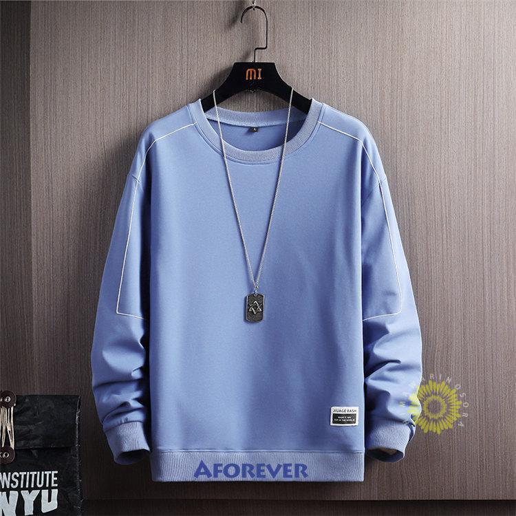 無地トレーナー メンズ 長袖 おしゃれ トレーナー スウェットシャツ スポーツ 40代 30代 秋服 カジュアル トップス 秋コーデ 秋 メンズファッション 