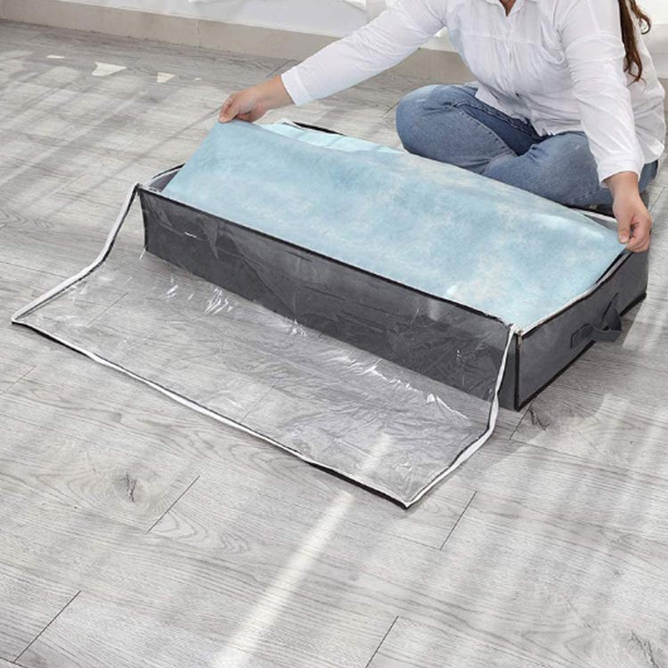 3個セット 布団収納袋 布団収納ボックス 収納 ベッド下収納 収納 布団収納ケース 持ち手付き 通気 おしゃれ ふとん 布団収納ケース クローゼット 