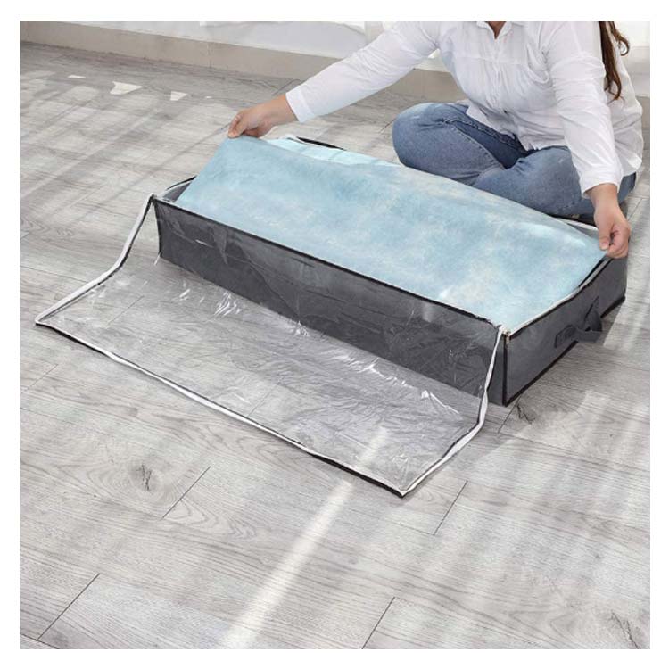 3個セット 布団収納袋 布団収納ボックス 収納 ベッド下収納 収納 布団収納ケース 持ち手付き 通気 おしゃれ ふとん 布団収納ケース クローゼット 