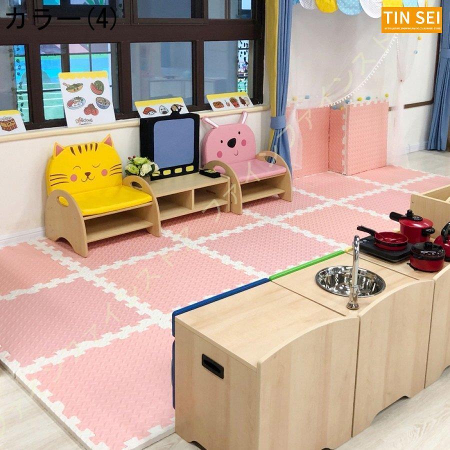 ジョイントマット 大判 おしゃれ 赤ちゃん 北欧 掃除 キッズ ベビーマット 防水 かわいい プレイマット ラグ フロアマット 床 防音 床暖 おしゃれ キッズラグ 