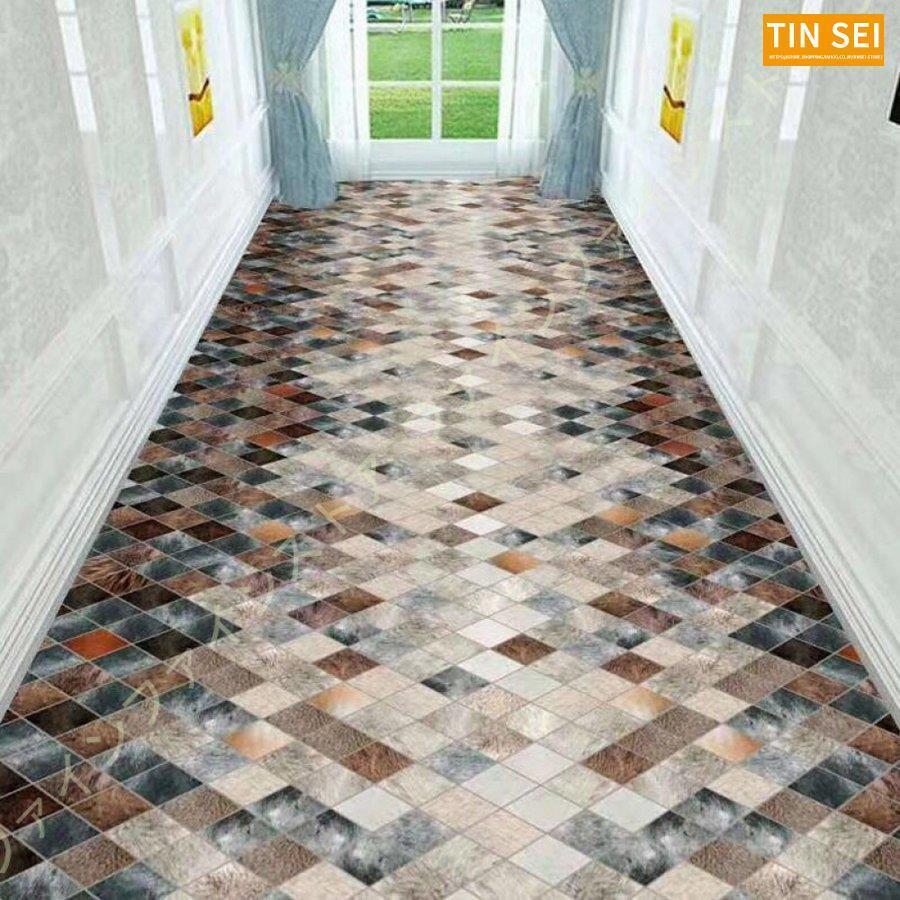 廊下敷きカーペット 幾何柄 民族柄 ロングマット 洗える 滑り止め付 廊下 高級 防音 じゅうたん キッチンマット オールシーズン ラグマット マット 北欧風 