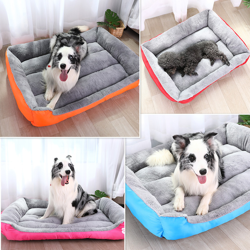 犬ベッド ペットベッド クッション 犬ベッド 保温防寒 犬猫兼用 ふわふわ 60*45ＣＭ 柔らかい 中型犬 可愛い 小型犬 選べる8色 