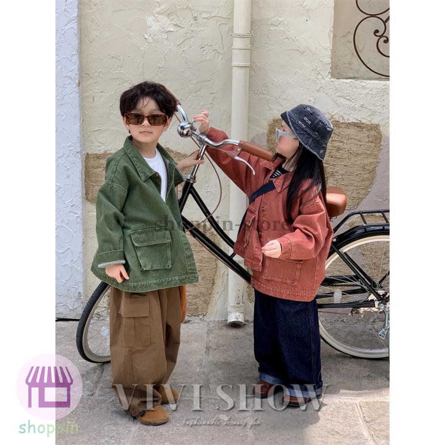 キッズ 長袖 トップス アウター ノーゆったり かわいい おしゃれ 着やすい 女の子 シンプル 動きやすい 男の子 あわせやすい 兼用 