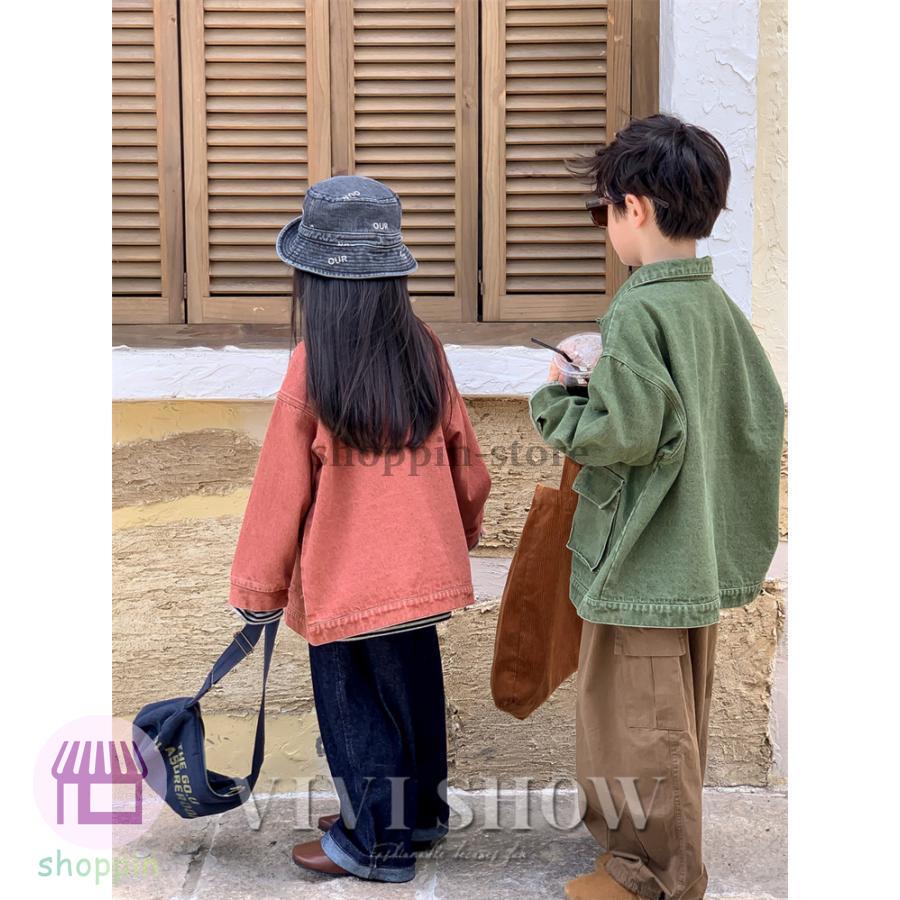 キッズ 長袖 トップス アウター ノーゆったり かわいい おしゃれ 着やすい 女の子 シンプル 動きやすい 男の子 あわせやすい 兼用 