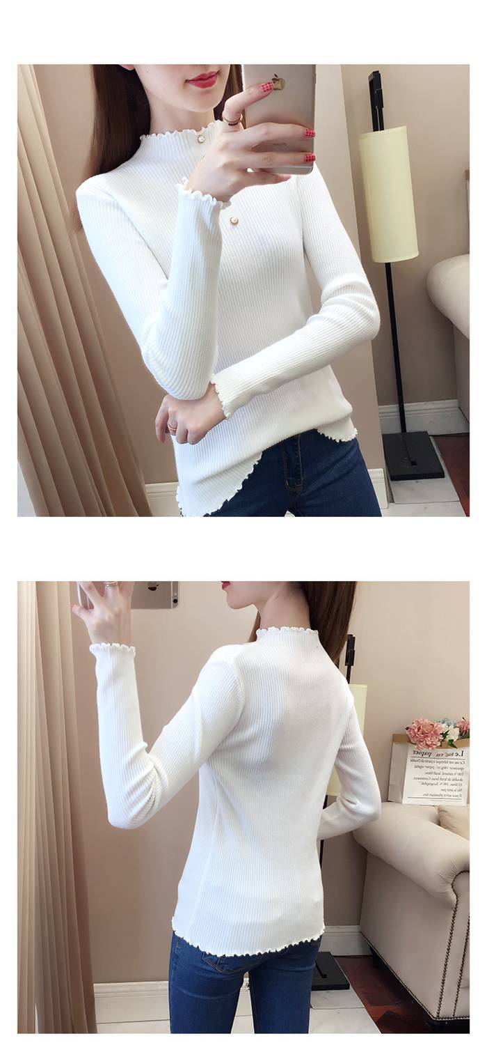 ハイネックニット セーター ニットソー プルーオーバー インナー 長袖 おしゃれ フィット ベーシック レディース 無地 トップス シンプル 