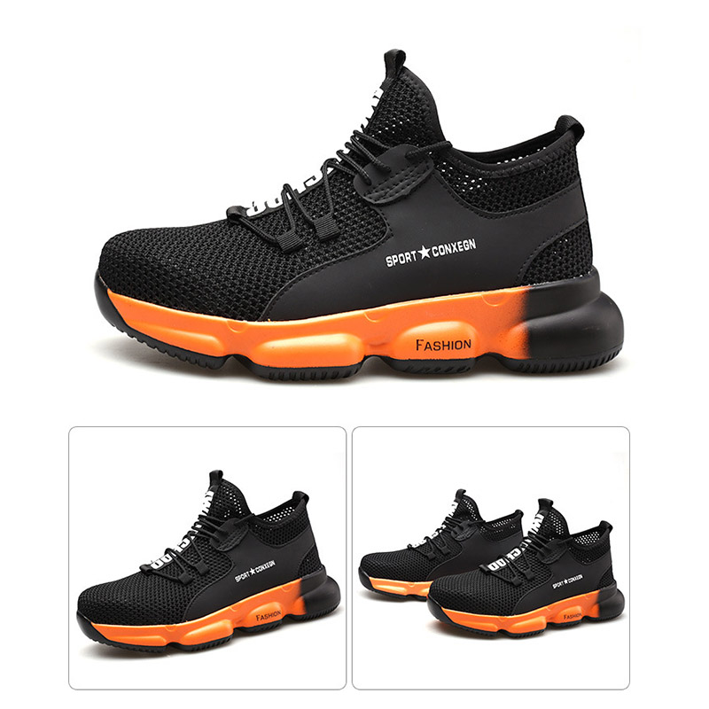 安全靴 ワークブーツ 作業靴 滑らない メンズ レディース 先芯入り 軽量 カジュアル おしゃれ つま先ガード セフティー安全スニーカー 通気性 防災 