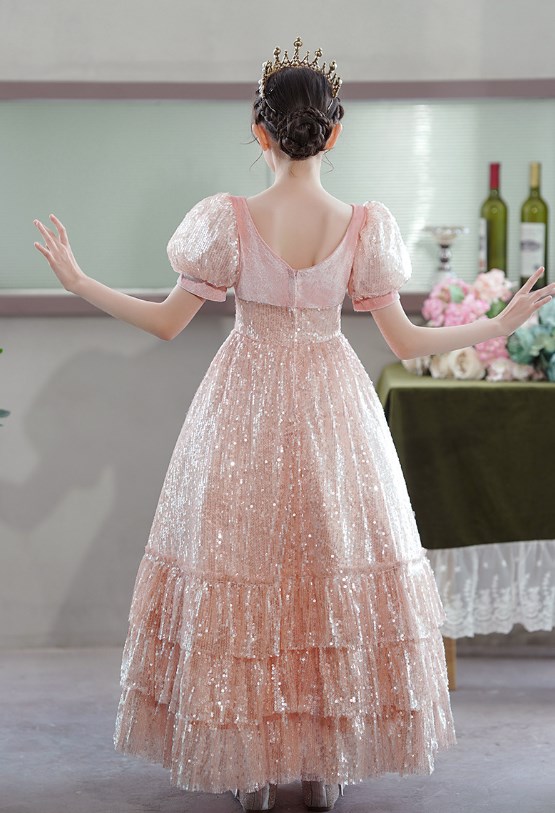 新作 ドレス 姫様 セレモニードレス ドレス 演奏 女の子 お宮参り 子供服 結婚式 七五三舞踏会 