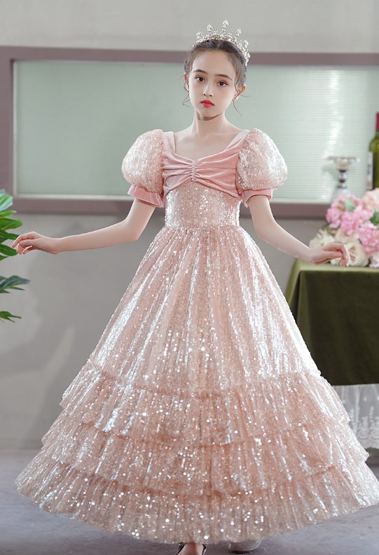 新作 ドレス 姫様 セレモニードレス ドレス 演奏 女の子 お宮参り 子供服 結婚式 七五三舞踏会 