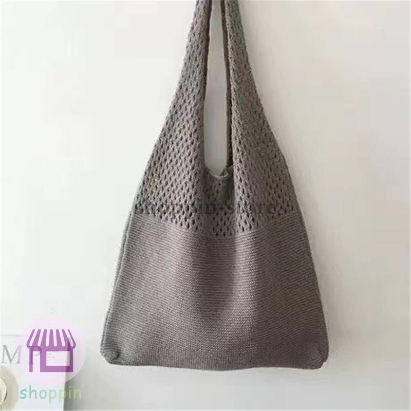 トートバッグ 大容量 肩掛けバッグ 編み 大きめ レディース 肩掛け 軽量 お洒落 通勤通学 エコバッグ 旅行 手提げ カジュアル ショルダーバッグ 