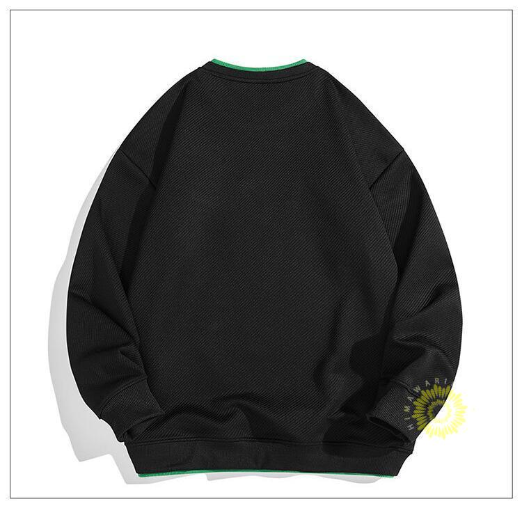 スウェットシャツ トレーナー メンズ 長袖 プルオーバー 重ね着風 丸首 カジュアル 2023 ゆったり おしゃれ 秋 トップス 無地 秋服 