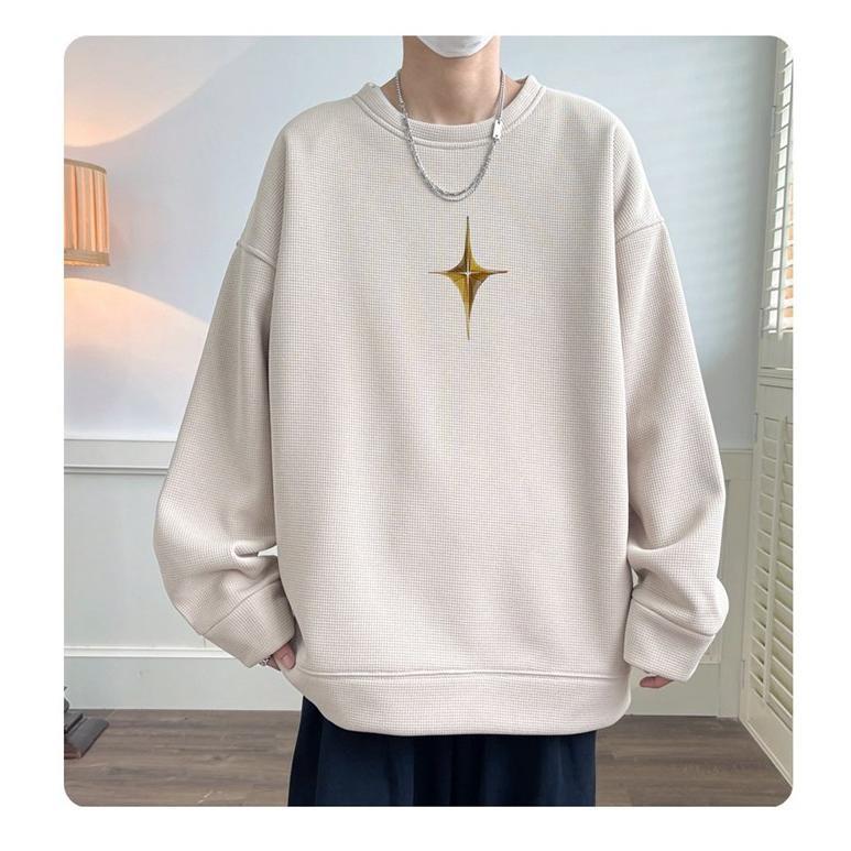 トレーナー メンズ 長袖Tシャツ ワッフル生地 Tシャツ 長袖 トップス 春 カジュアル ロゴ 通学 秋 おしゃれ クルーネック 