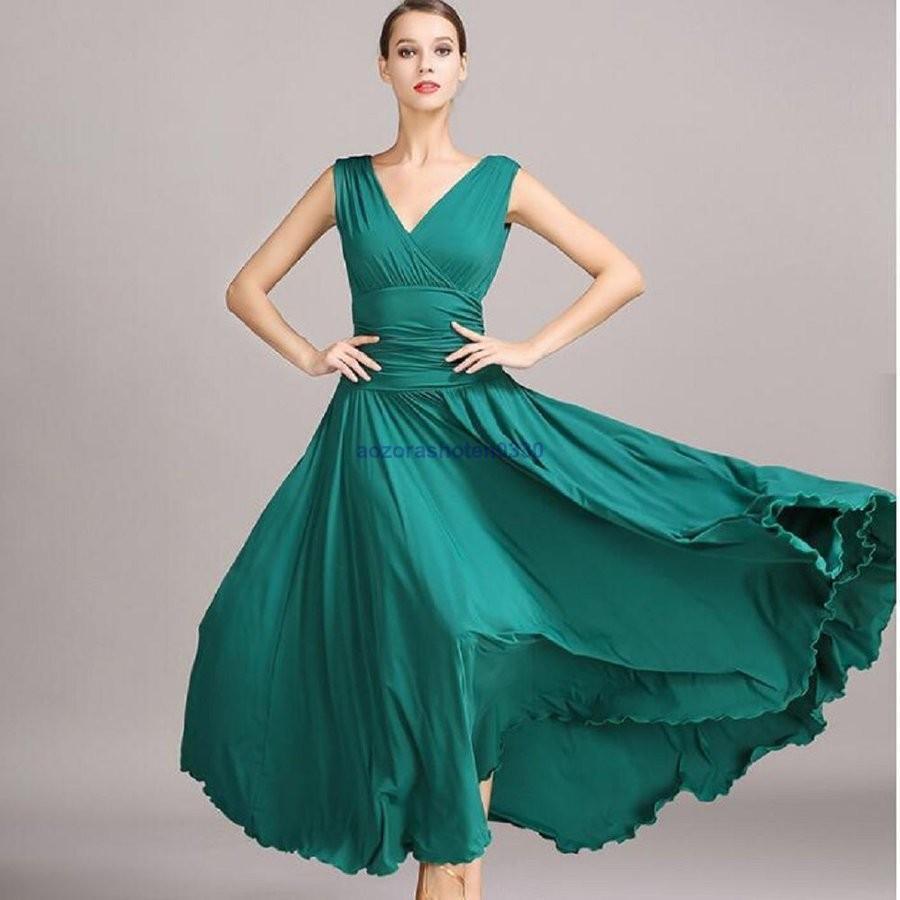 社交ダンス 衣装 練習着 ダンスウェア ステージ衣装 競技会 パーティー舞台衣装 演出服 ワンピース モダンドレス 社交ダンス 競技用 レディース 