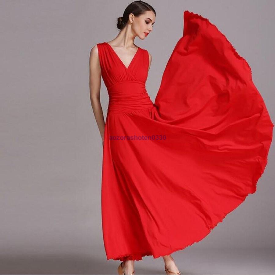 社交ダンス 衣装 練習着 ダンスウェア ステージ衣装 競技会 パーティー舞台衣装 演出服 ワンピース モダンドレス 社交ダンス 競技用 レディース 