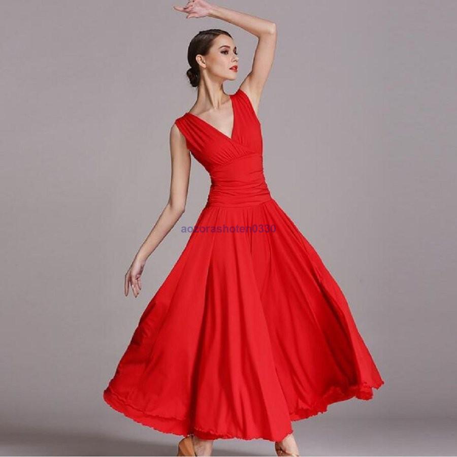 社交ダンス 衣装 練習着 ダンスウェア ステージ衣装 競技会 パーティー舞台衣装 演出服 ワンピース モダンドレス 社交ダンス 競技用 レディース 