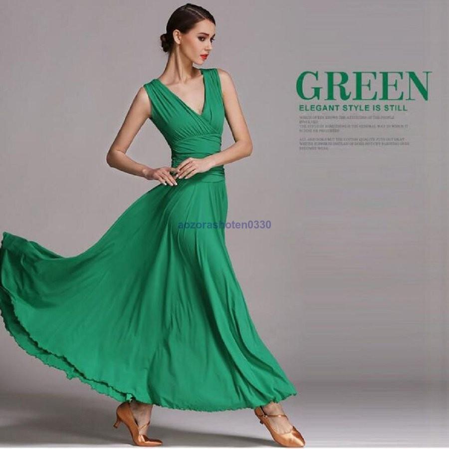 社交ダンス 衣装 練習着 ダンスウェア ステージ衣装 競技会 パーティー舞台衣装 演出服 ワンピース モダンドレス 社交ダンス 競技用 レディース 