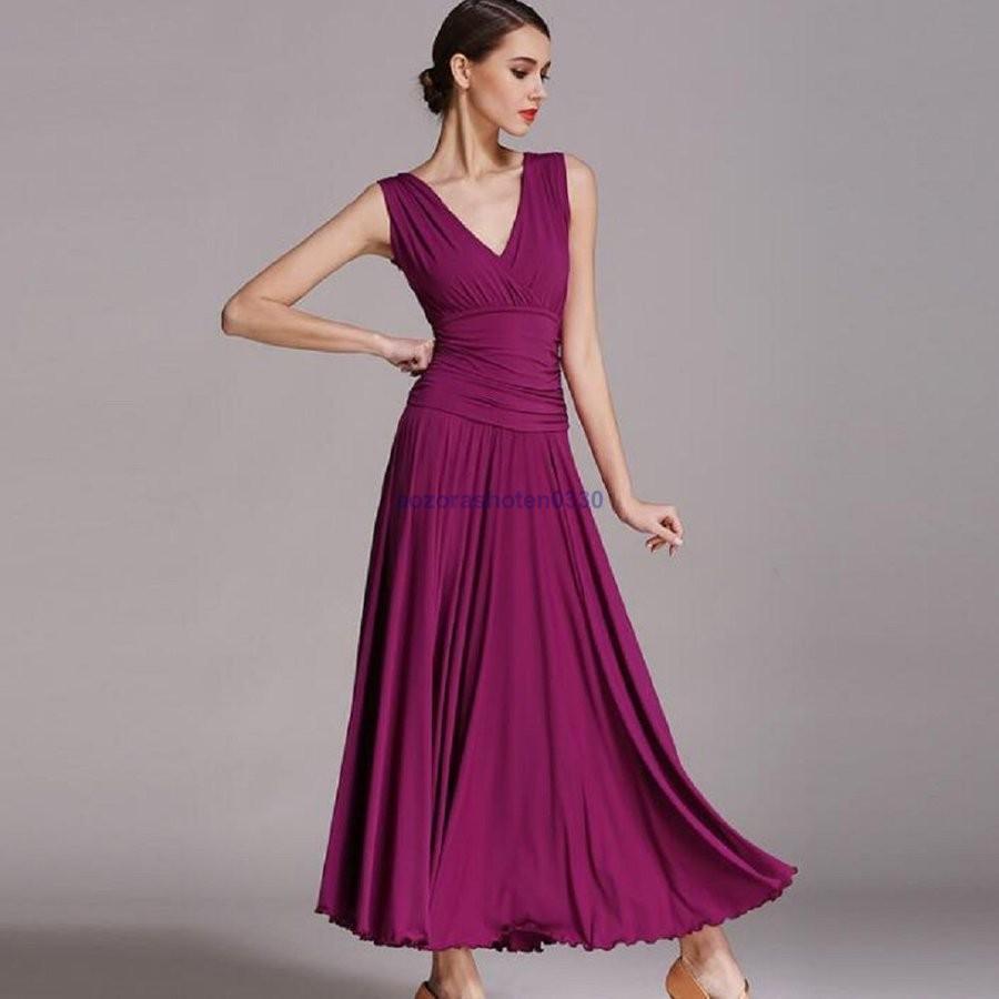 社交ダンス 衣装 練習着 ダンスウェア ステージ衣装 競技会 パーティー舞台衣装 演出服 ワンピース モダンドレス 社交ダンス 競技用 レディース 