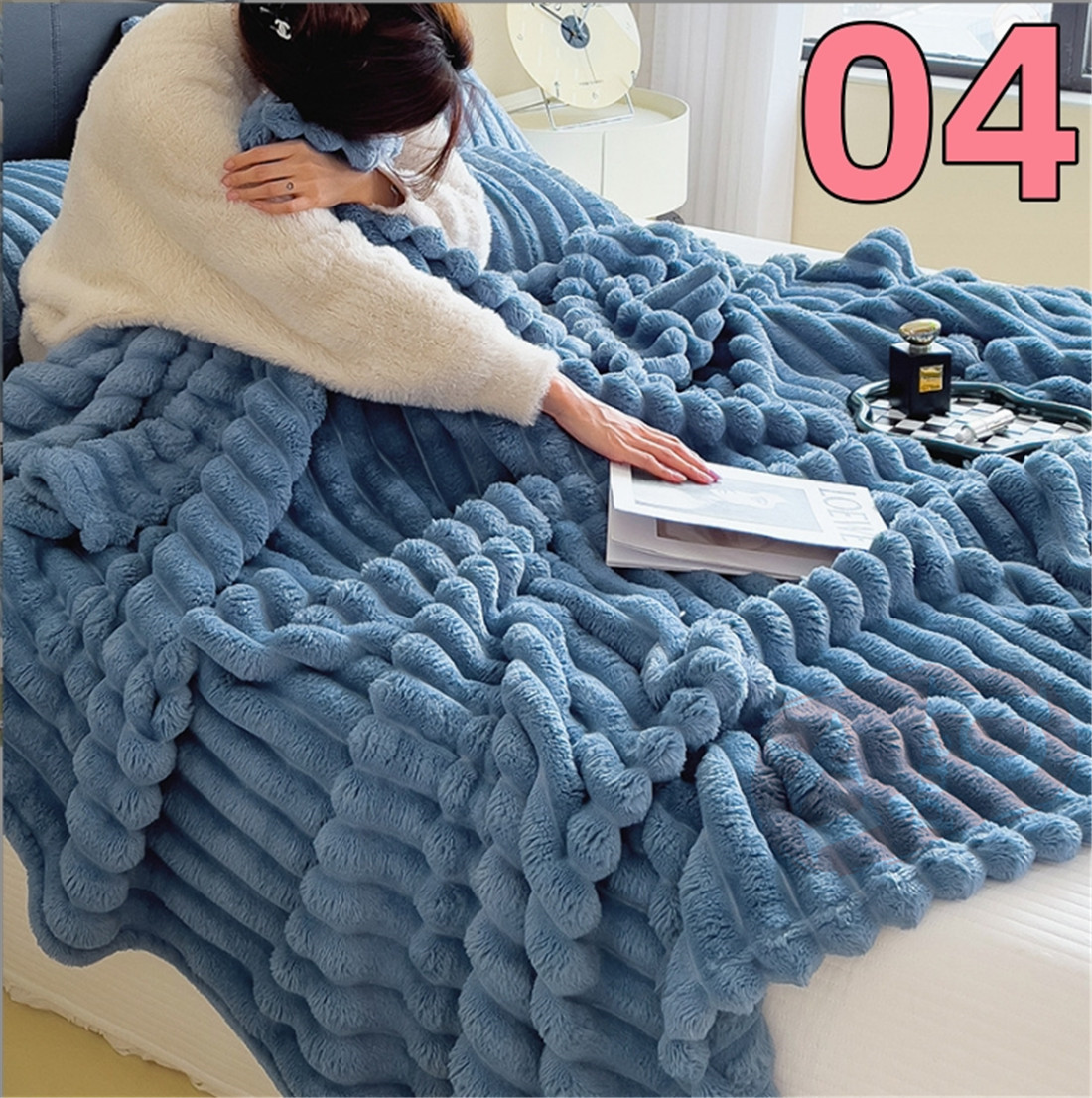 毛布 タオルケット ブランケット ひざ掛け 柔らか 防寒 秋冬 大判 なめらか おしゃれ 北欧 防寒対策 ふわふわ 掛け毛布 洗える もこもこ 暖かい 車用 