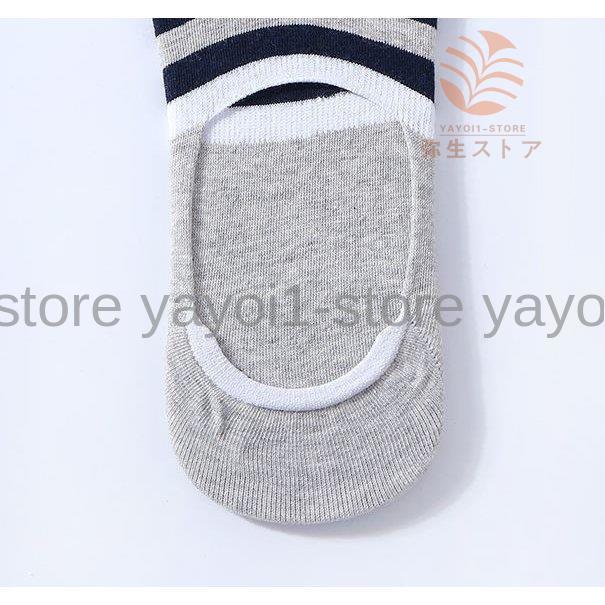 フットカバー 5足セット 浅履き メンズ 靴下 カバーソックス かかと滑り止め 滑り止め くつ下 防臭 脱げにくい スニーカー ショートソックス 吸汗 