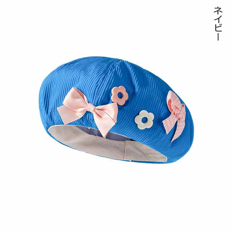 ベレー帽 レディース 帽子ぼうしファッション小物小物 ハット ベレー秋冬綿混 コットン混伸縮性 シンプル マリンゆったり ゴム 