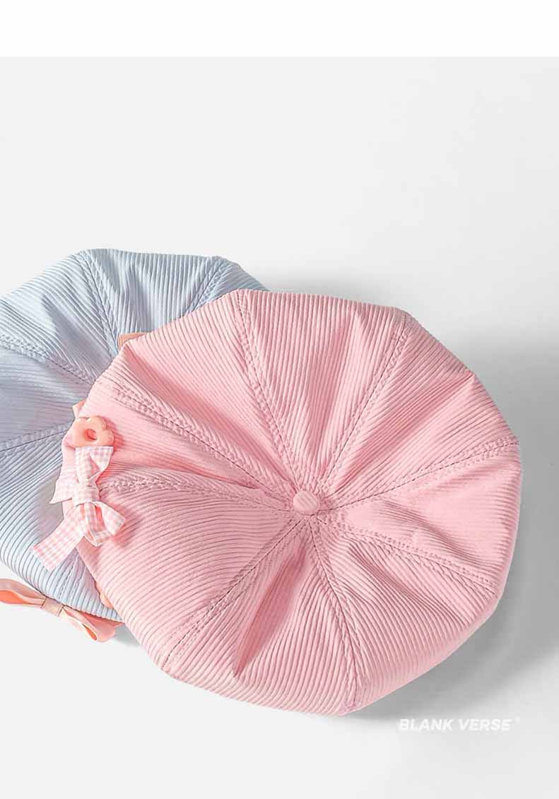 ベレー帽 レディース 帽子ぼうしファッション小物小物 ハット ベレー秋冬綿混 コットン混伸縮性 シンプル マリンゆったり ゴム 