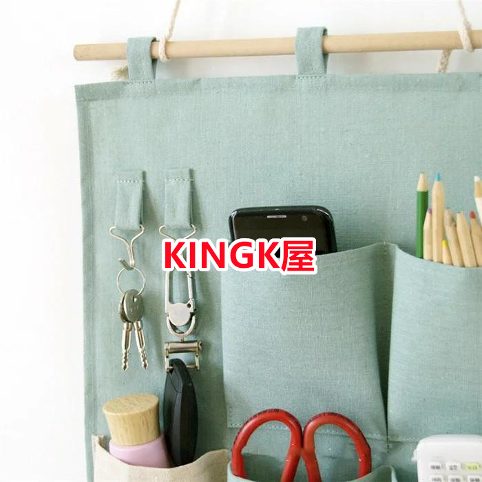 ウォールポケット 壁掛け 7ポケット 綿麻 鍵置き インテリア 壁収納 文房具 ジュートシンプル 可愛い 見せる収納 PE 小物 定番 