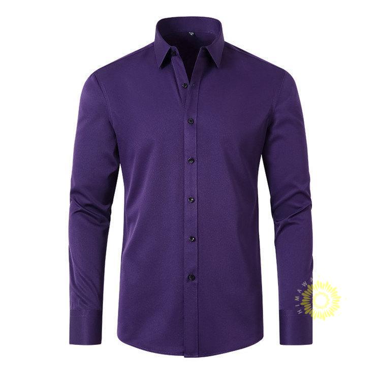 ワイシャツ メンズ 長袖 ビジネス 無地シャツ トップス カジュアルシャツ 紳士服 極ラクの着心地 伸縮 結婚式 長袖シャツ パーティー ストレッチ 