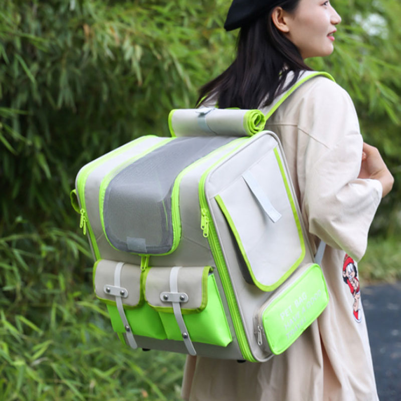 ペットキャリーバッグ リュックバッグ 軽量 猫 犬 ウサギ キャンプ 小型犬 小型 ペット用品 外出 ケース 旅行 犬用 通院 かわいい 持ち運び お出かけ 