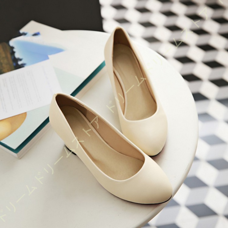 パンプス レディース 痛くない 歩きやすい ヒール6CM ウエッジソール 厚底 コンフォート 仕事 ラウンドトゥ 美脚 ママ疲れにくい モカシン 