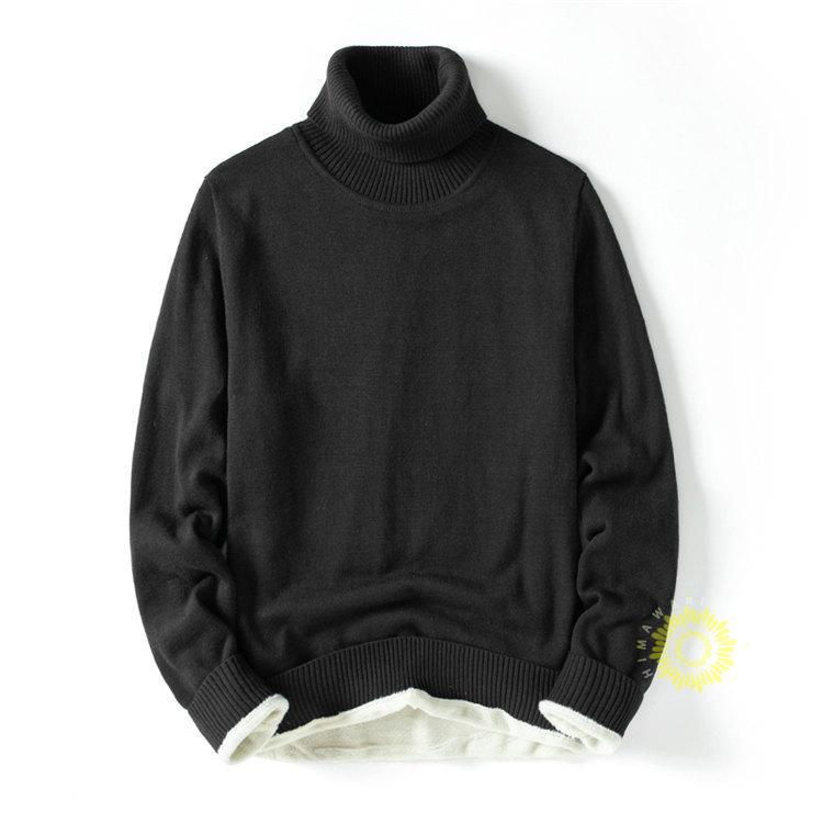 ニットセーター タートルネック メンズ 裏起毛 ハイネックセーター ニット 春 プルオーバー シンプル 無地 暖かい 秋 長袖セーター 冬 トップス 