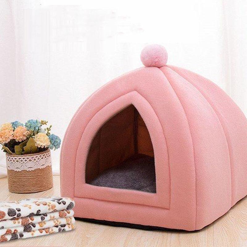 ペット用品 超可愛い ドーム型 ペット ドーム ハウス 四季通用 犬用 グッズ マット あったか おしゃれ 秋冬 よく眠る ソファ ベッド かわいい クッション 猫用 