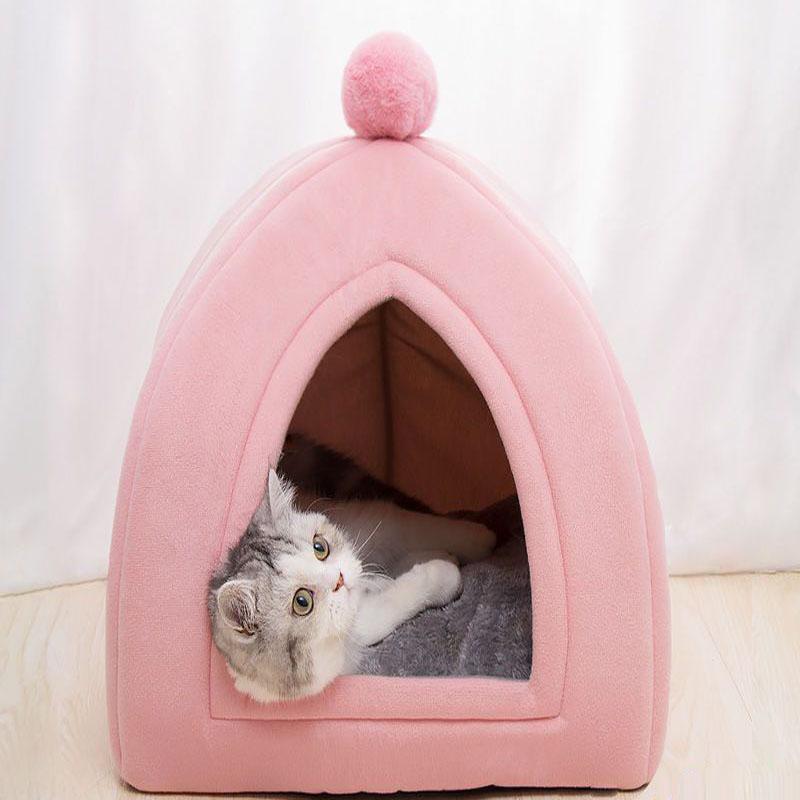 ペット用品 超可愛い ドーム型 ペット ドーム ハウス 四季通用 犬用 グッズ マット あったか おしゃれ 秋冬 よく眠る ソファ ベッド かわいい クッション 猫用 