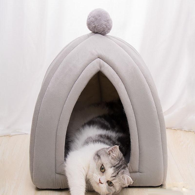 ペット用品 超可愛い ドーム型 ペット ドーム ハウス 四季通用 犬用 グッズ マット あったか おしゃれ 秋冬 よく眠る ソファ ベッド かわいい クッション 猫用 