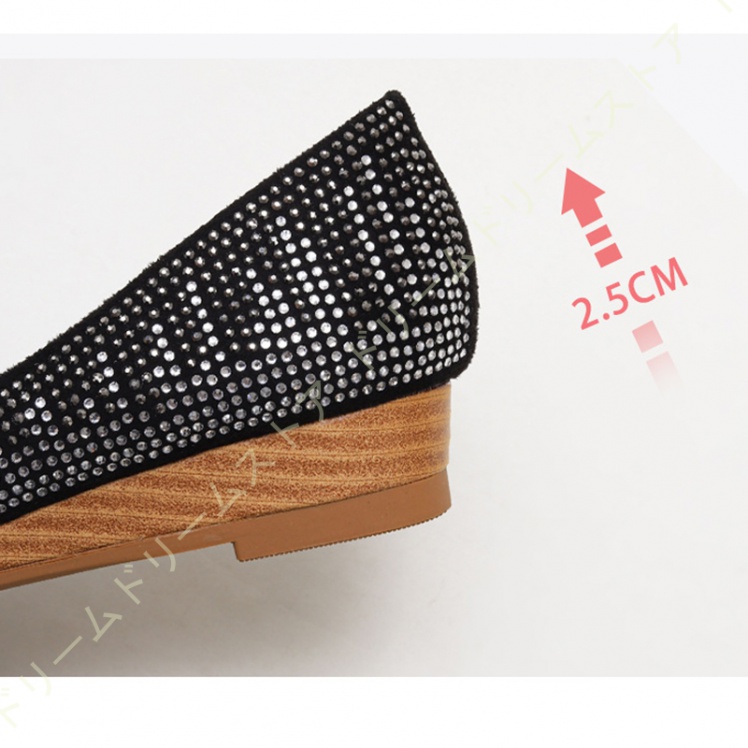 パンプス レディース 脱げない ローヒール 3CM ウェッジソール オフィス ウェッジ 発表会 ポインテッドトゥ カジュアル 歩きやすい フラット 木目 大人 