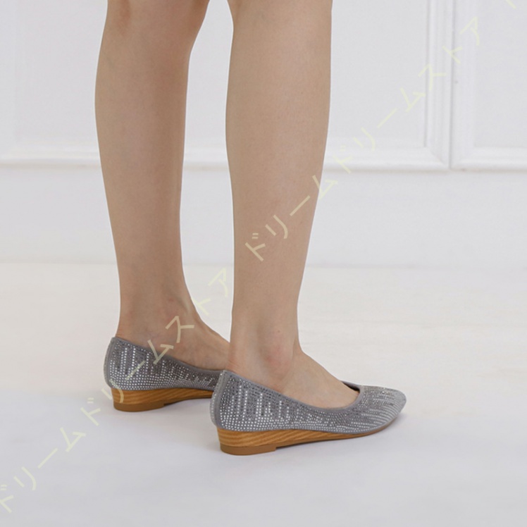 パンプス レディース 脱げない ローヒール 3CM ウェッジソール オフィス ウェッジ 発表会 ポインテッドトゥ カジュアル 歩きやすい フラット 木目 大人 