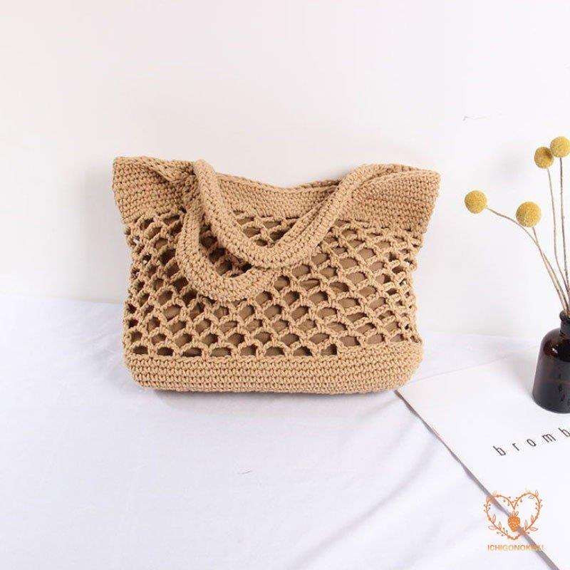カゴバッグ トートバッグ 鞄 夏 かごバッグ バスケット 海 ピクニック 手提げ 内布付き 透かし彫り 大容量 アウトドア レディース 手持ち 編み 