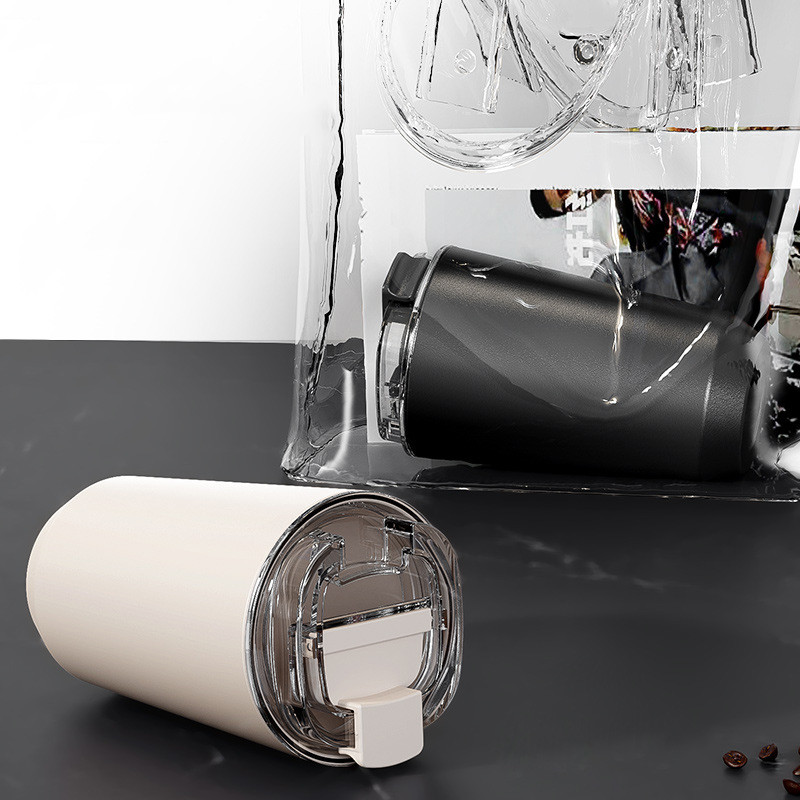 タンブラー 水筒 蓋付き 大容量 真空断熱 保温 保冷 持ち運び 二重構造 ステンレス コーヒーカップ 直飲み おしゃれ 漏れ防止 