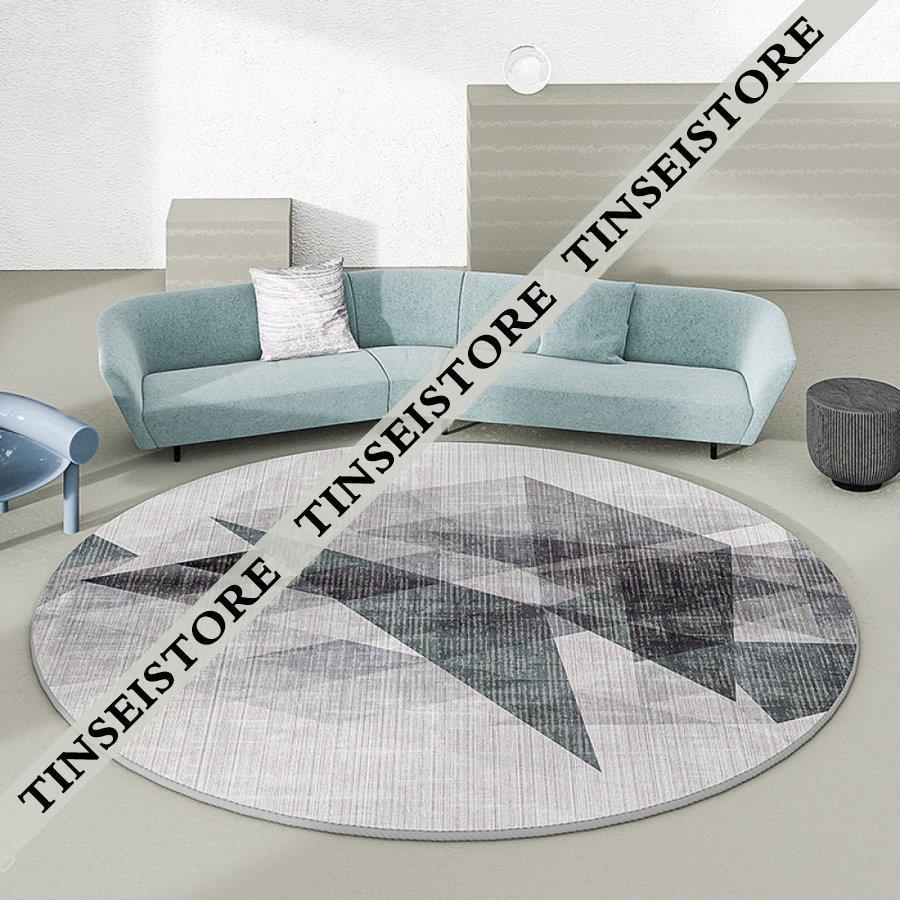 北欧 ラグマット 部屋 丸型カーペット 円形 ラグ モロッコ柄 書斎 床暖房対応 ホール 柄 滑り止め 柔らか 幾何学 防音 洗える おしゃれ マット ラグ 