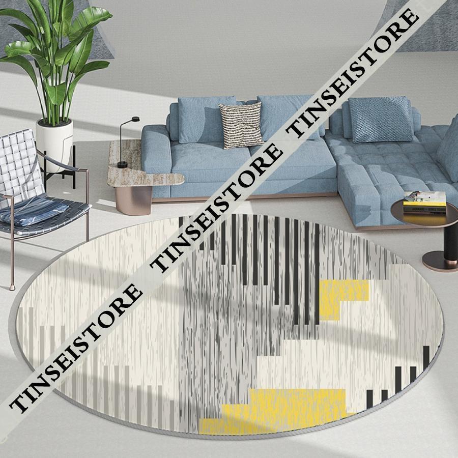 北欧 ラグマット 部屋 丸型カーペット 円形 ラグ モロッコ柄 書斎 床暖房対応 ホール 柄 滑り止め 柔らか 幾何学 防音 洗える おしゃれ マット ラグ 