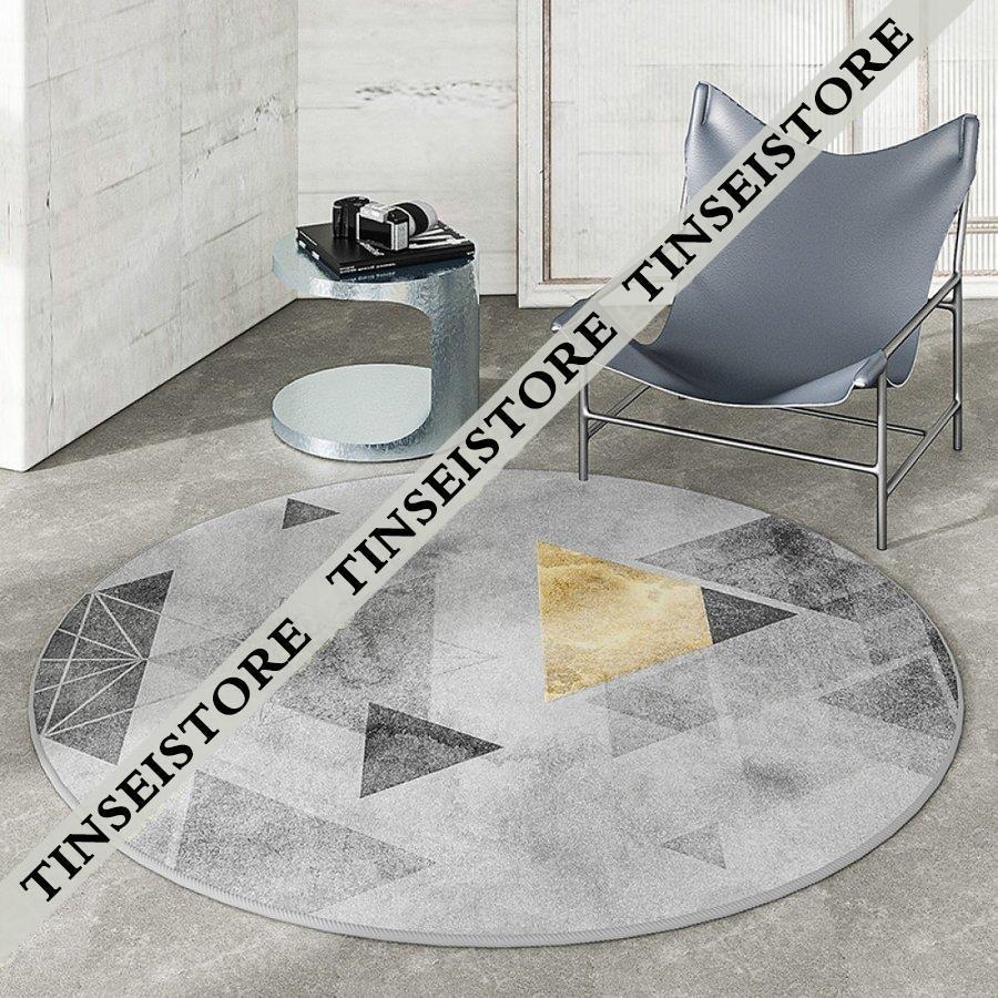 北欧 ラグマット 部屋 丸型カーペット 円形 ラグ モロッコ柄 書斎 床暖房対応 ホール 柄 滑り止め 柔らか 幾何学 防音 洗える おしゃれ マット ラグ 