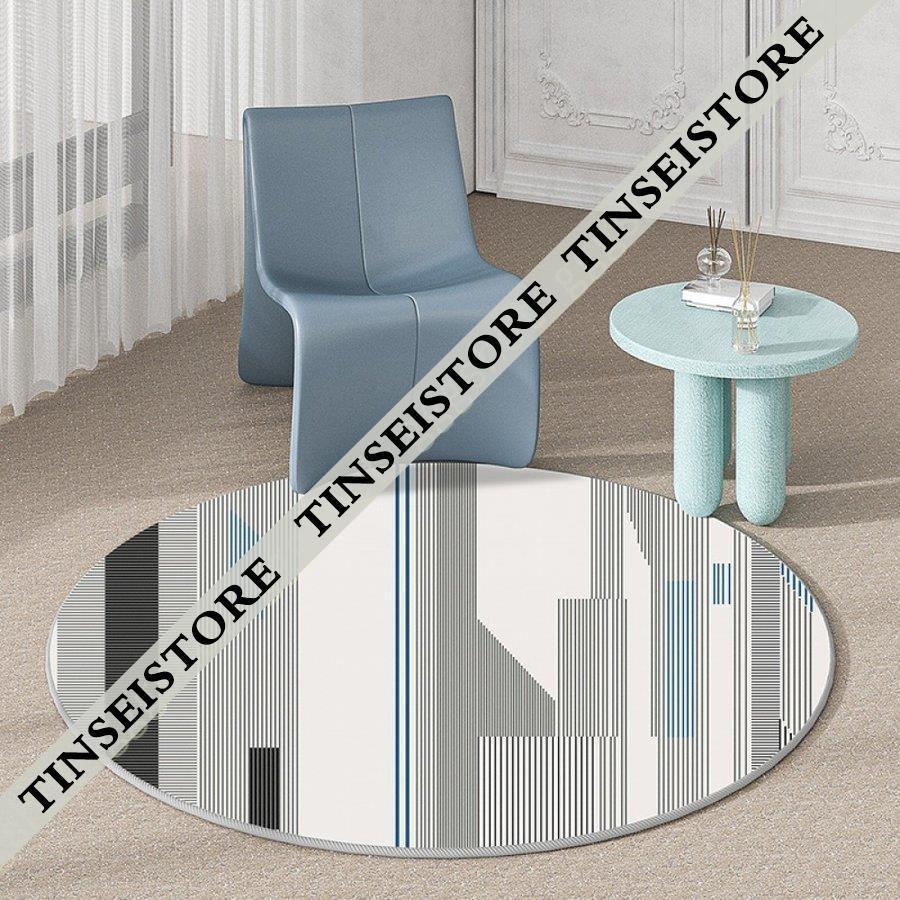 北欧 ラグマット 部屋 丸型カーペット 円形 ラグ モロッコ柄 書斎 床暖房対応 ホール 柄 滑り止め 柔らか 幾何学 防音 洗える おしゃれ マット ラグ 